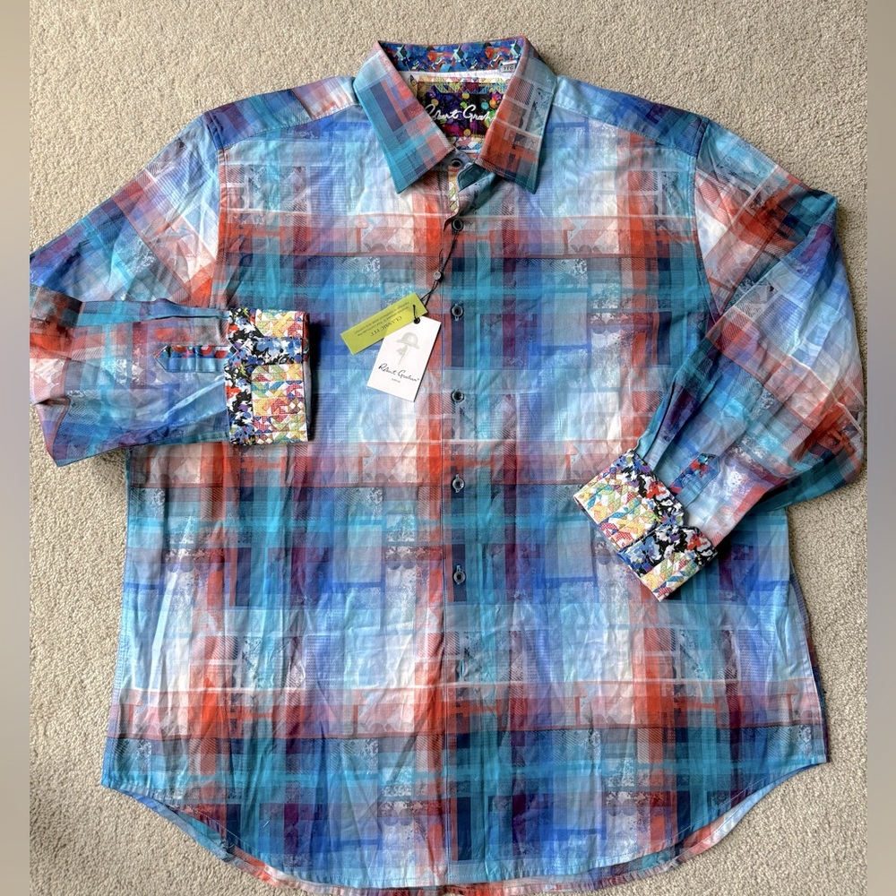 Robert Graham Limited Edition 3X long sleeve shirt.